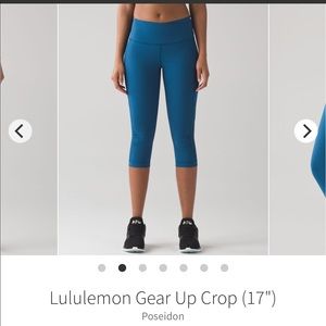 Lululemon Gear Up Crop